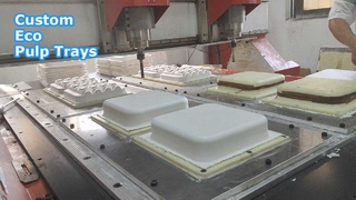 Production of Recycled Biodegradable Paper Pulp Tray Packaging Tray