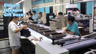 Our handmade box production line produces 8,000 boxes per day.