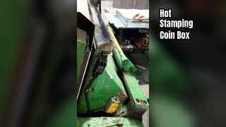 Fully automatic hot stamping paper packaging box